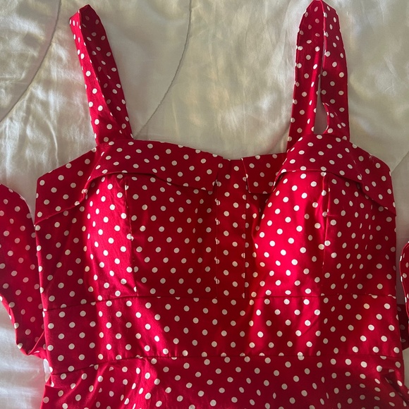 Retro 50's strappy dress by Varga - Picture 3 of 7